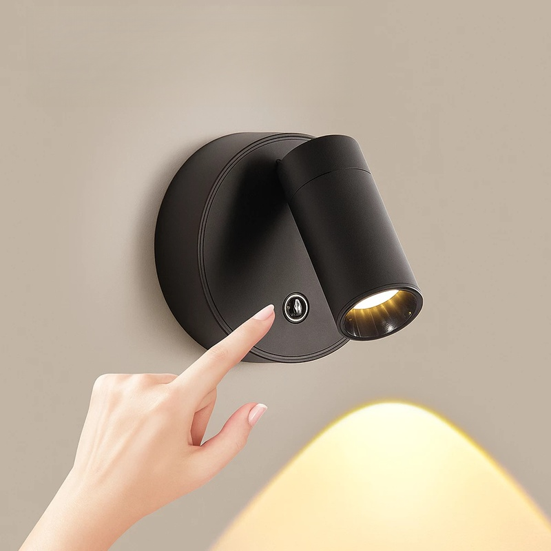Lámpara de pared magnética sin cables con sensor para habitación