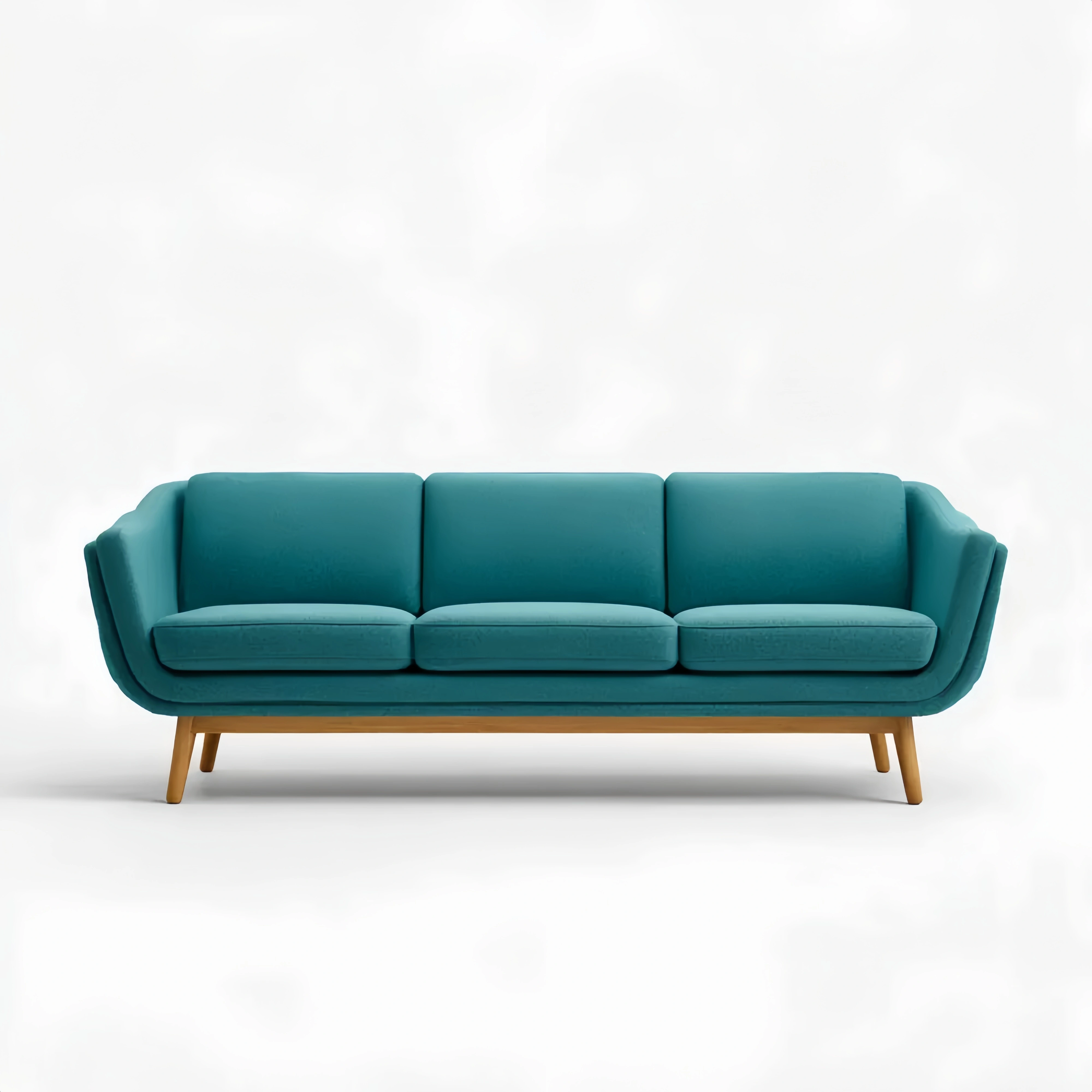3-Sitzer-Sofa Stoffpolster 210x85x75 cm – Türkis – Modernes Design