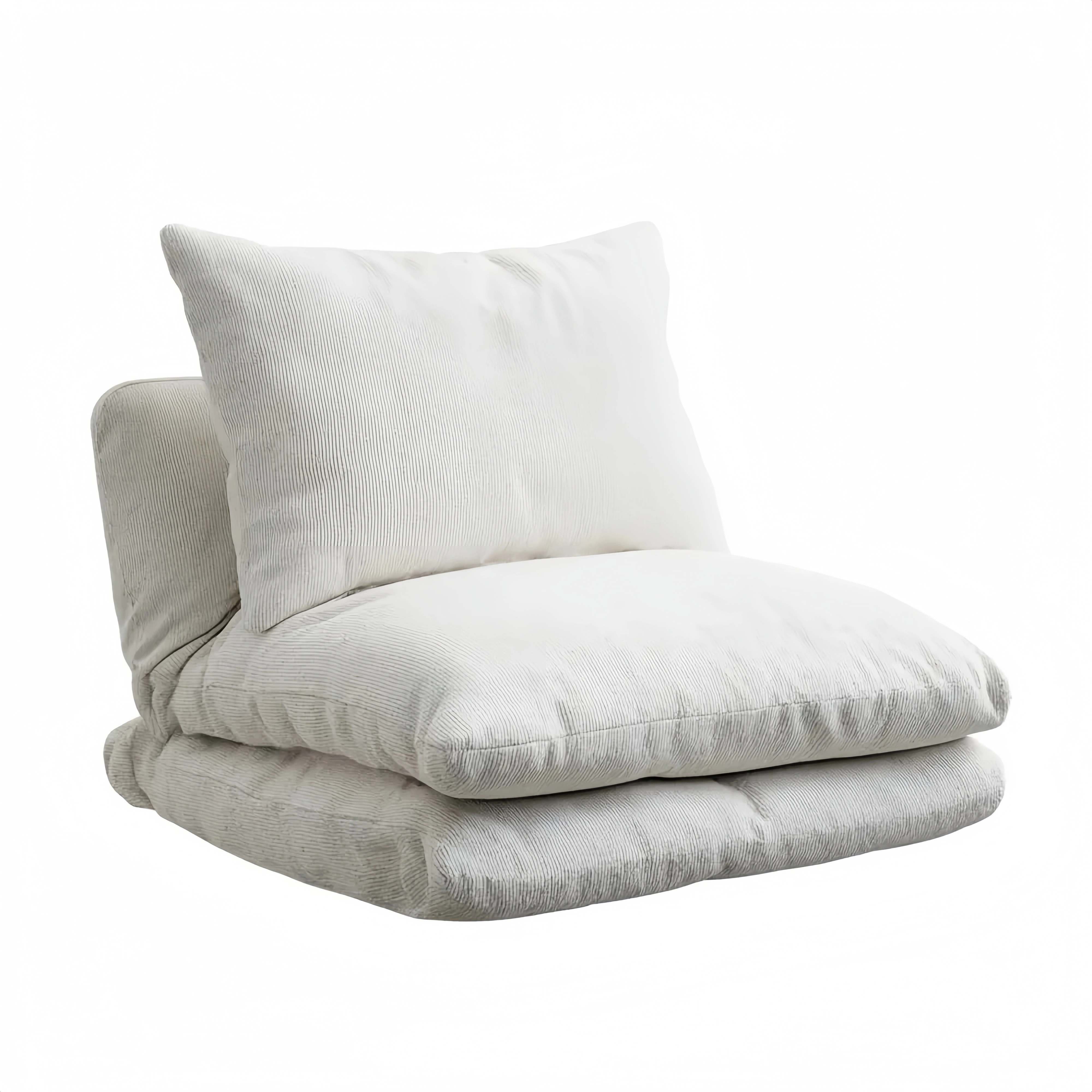 Loungesessel Stoff 80x70x60 cm - Weiß