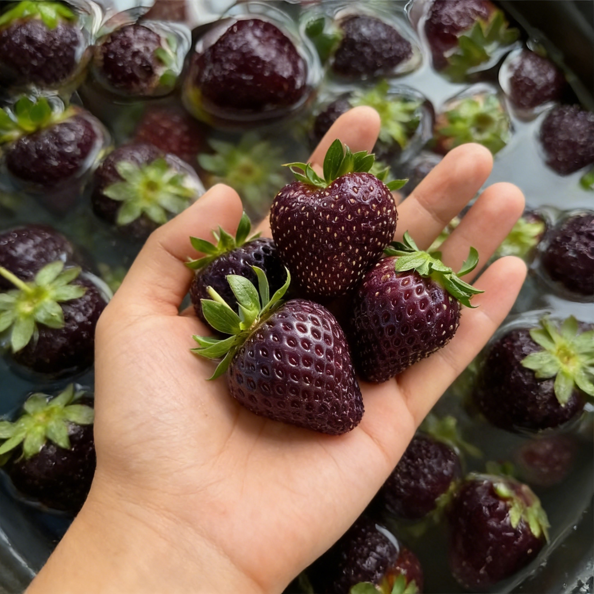 🔥⏰ Ostatni dzień promocji 🌱 Nasiona truskawek "Czarna Perła"
