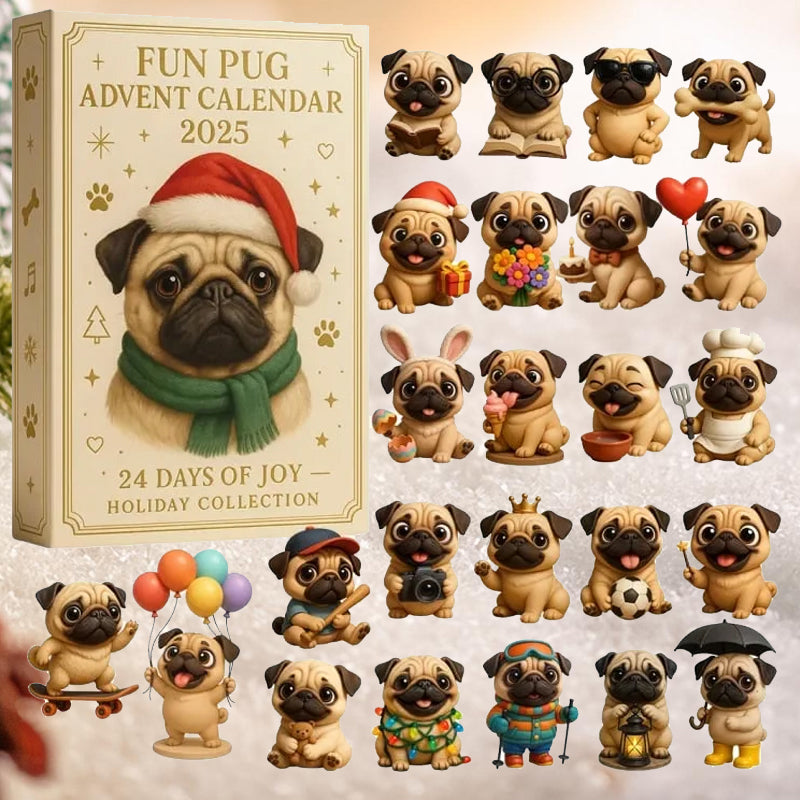 🐾🎄 Mops Lustiger-Adventskalender 2025