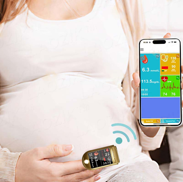 3-в-1 здравен монитор Безболезнено тестване - Изключително бързи отчитания - Точно проследяване ✅ Кръвна захар ✅ Сърдечен ритъм ✅ Кислород в кръвта Всичко в едно