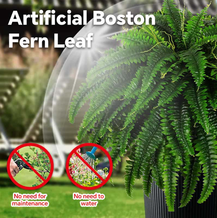 🔥 $9.98 On Sale Only Today 🌱 UV-Resistant Lifelike Artificial Boston Fern