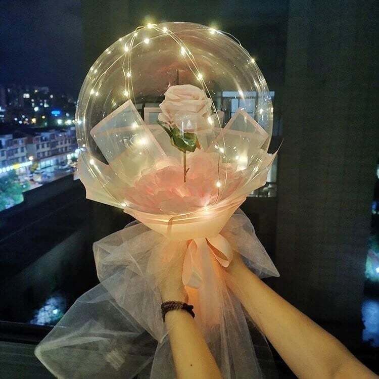 ❤️Kolaich LED Fantasy Rose Balloon Bouquet🎈✨