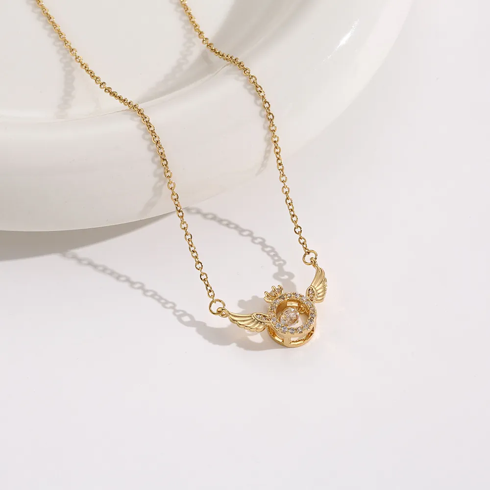 💎 „Skrzydła mądrości” – srebrny naszyjnik, symbol wewnętrznej siły 💖