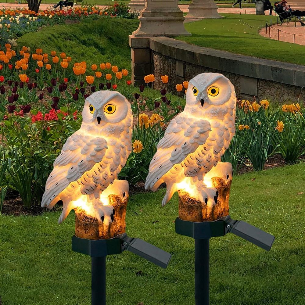 🦉✨Zestaw lamp ogrodowych Solar Owl LED Outdoor