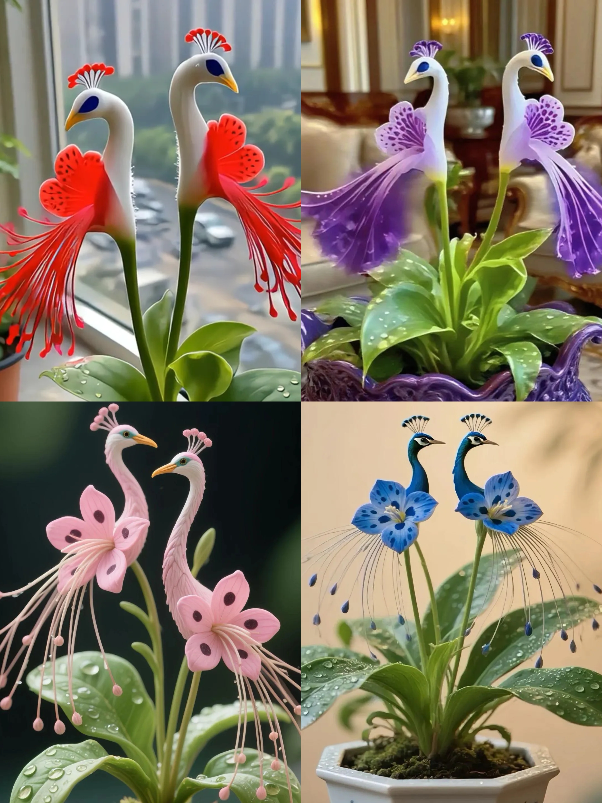 🦚🌺 Nasiona kwiatu pawiego ✨ Łatwe w uprawie