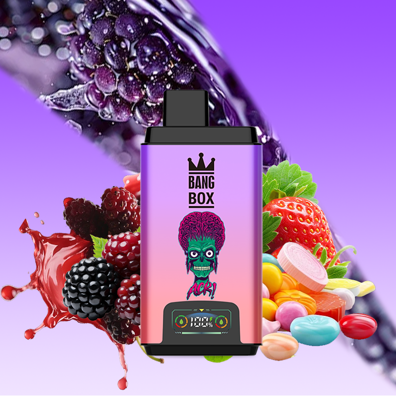 BANG BOX 50000 Puffs Double Flavor Disposable Vape-Strawberry Raspberry Candy & Love66