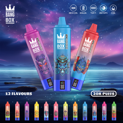 BANG BOX 20000 Puffs Double Flavor Disposable Vape - Banana Ice