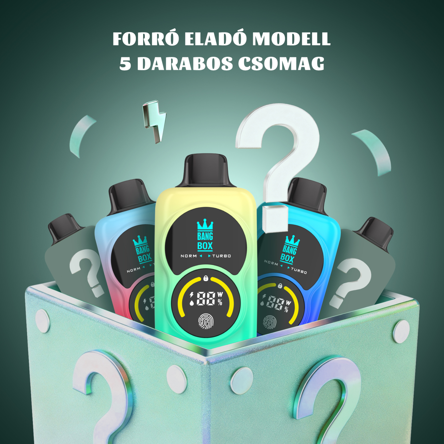 💎5 db-os BANG BOX 35000 Puffs 2 in1 Flavor Disposable Vape – Titokdoboz árzuhanás!