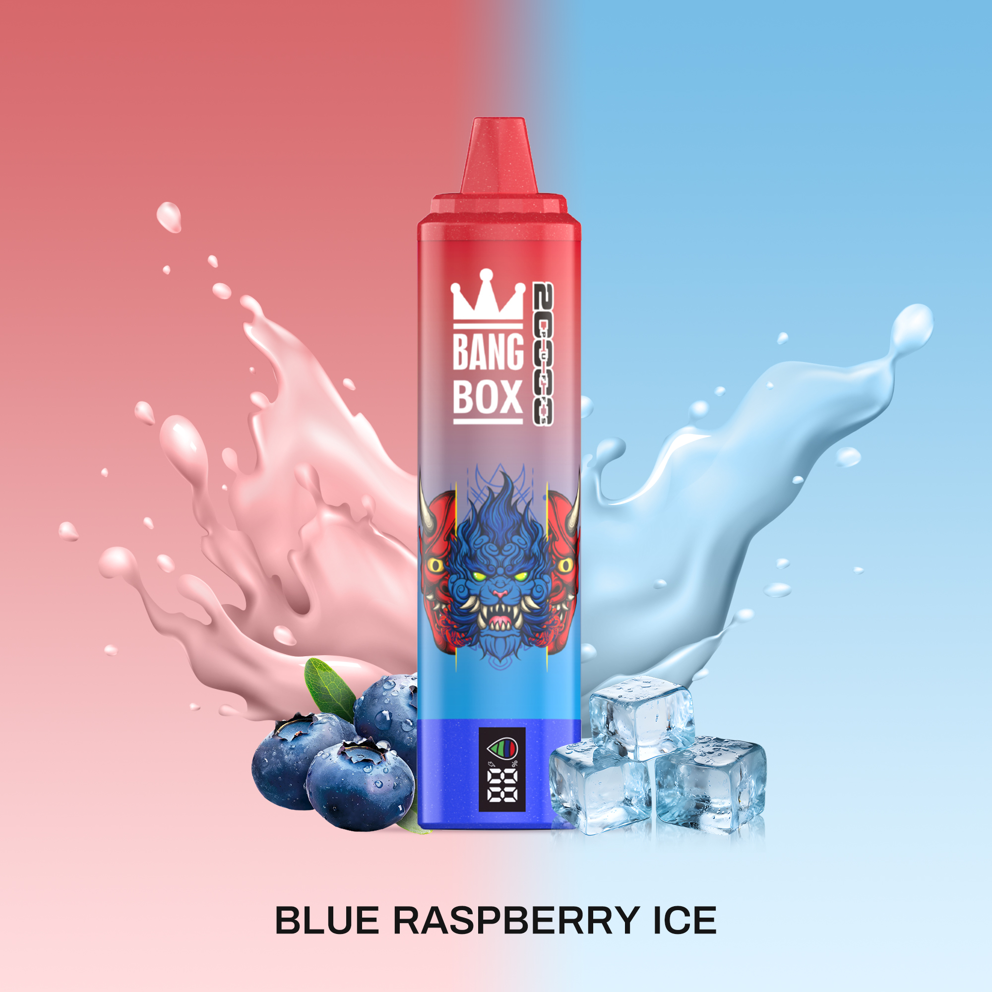 BANG BOX 20000 Puffs Double Flavor Disposable Vape - Blue Razz Ice