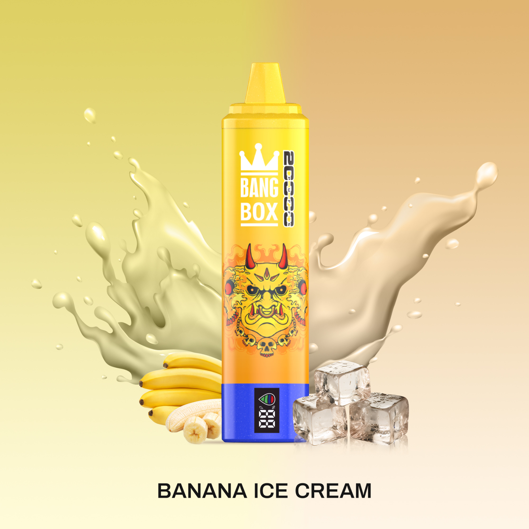 BANG BOX 20000 Puffs Double Flavor Disposable Vape - Banana Ice