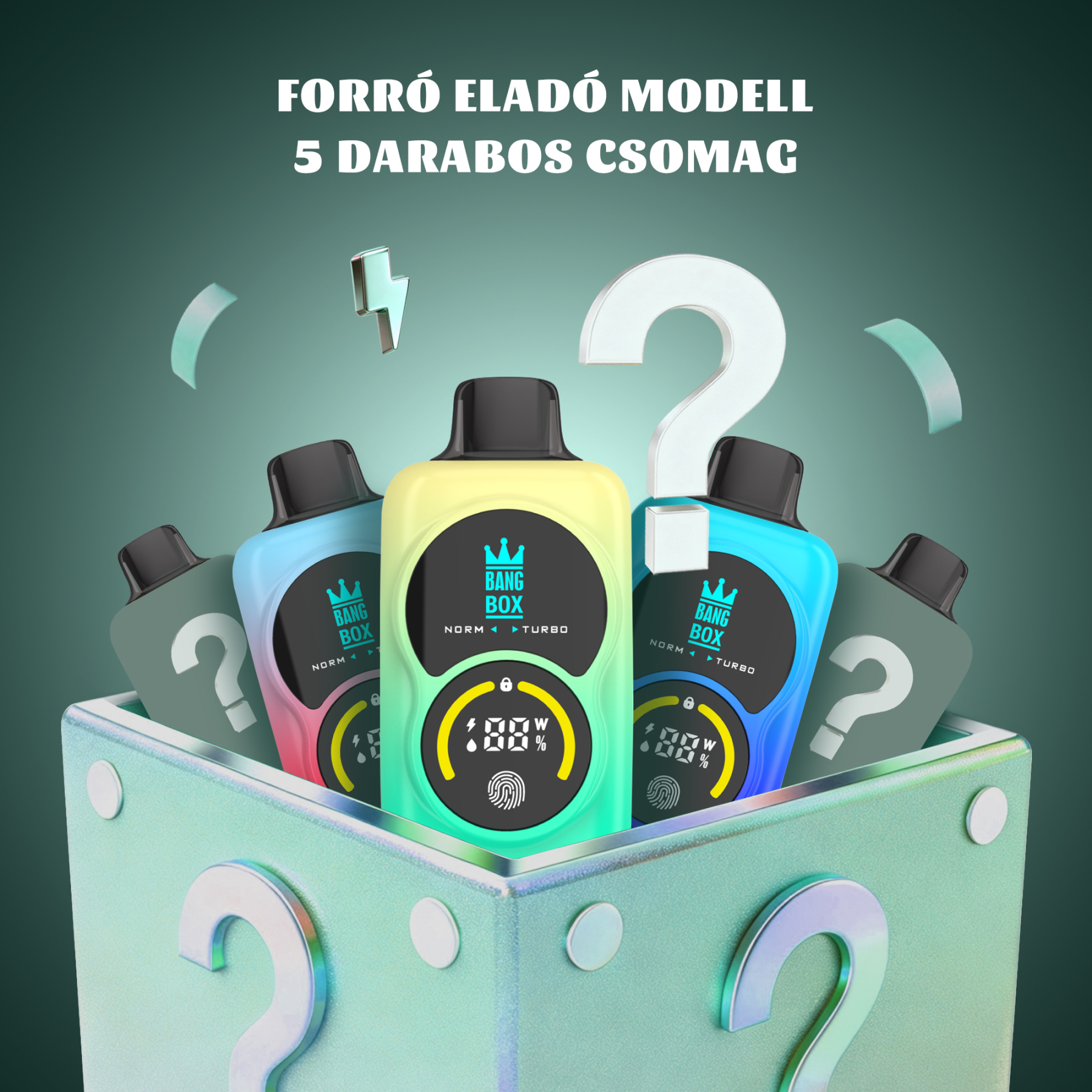 💎5 db-os BANG BOX 35000 Puffs 2 in1 Flavor Disposable Vape – Titokdoboz árzuhanás!