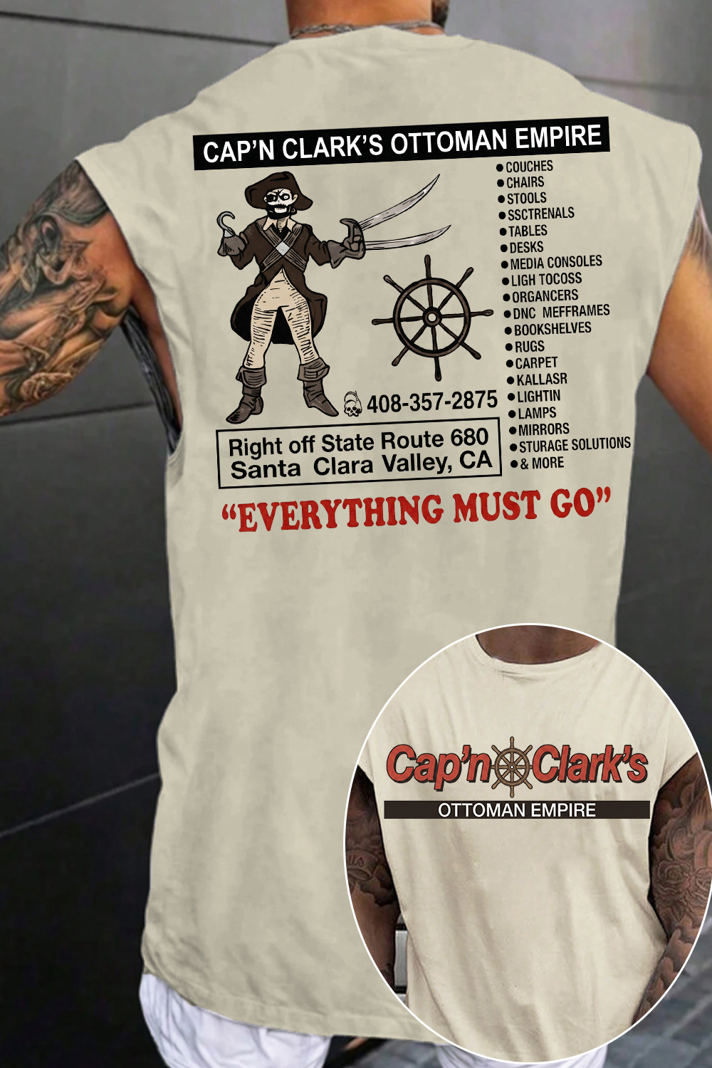 Retro Cap'n Clark’s Ottoman Empire Tank