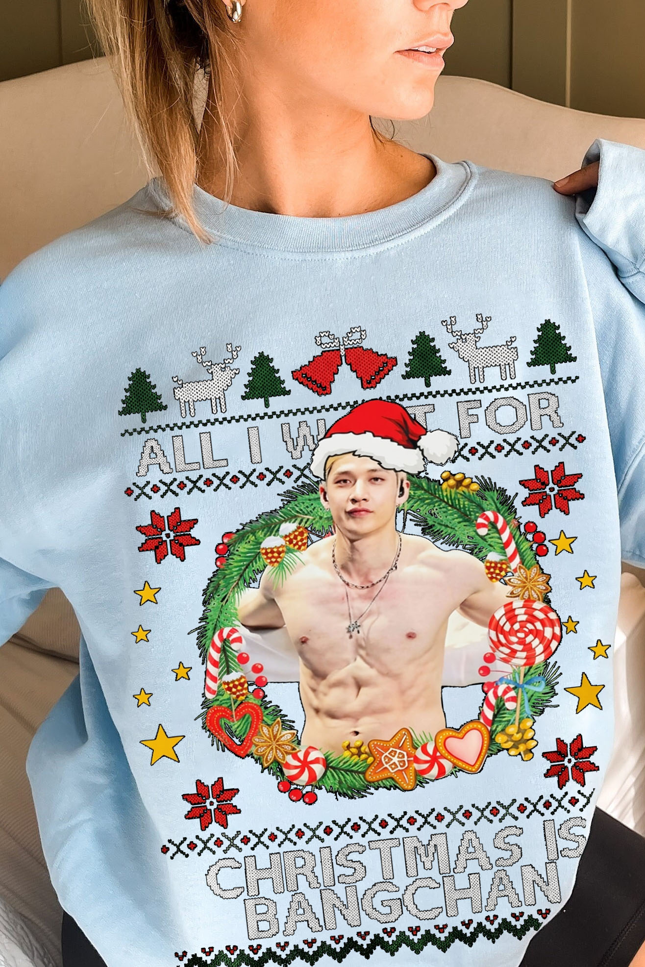 Bang Chan Christmas Sweatshirt