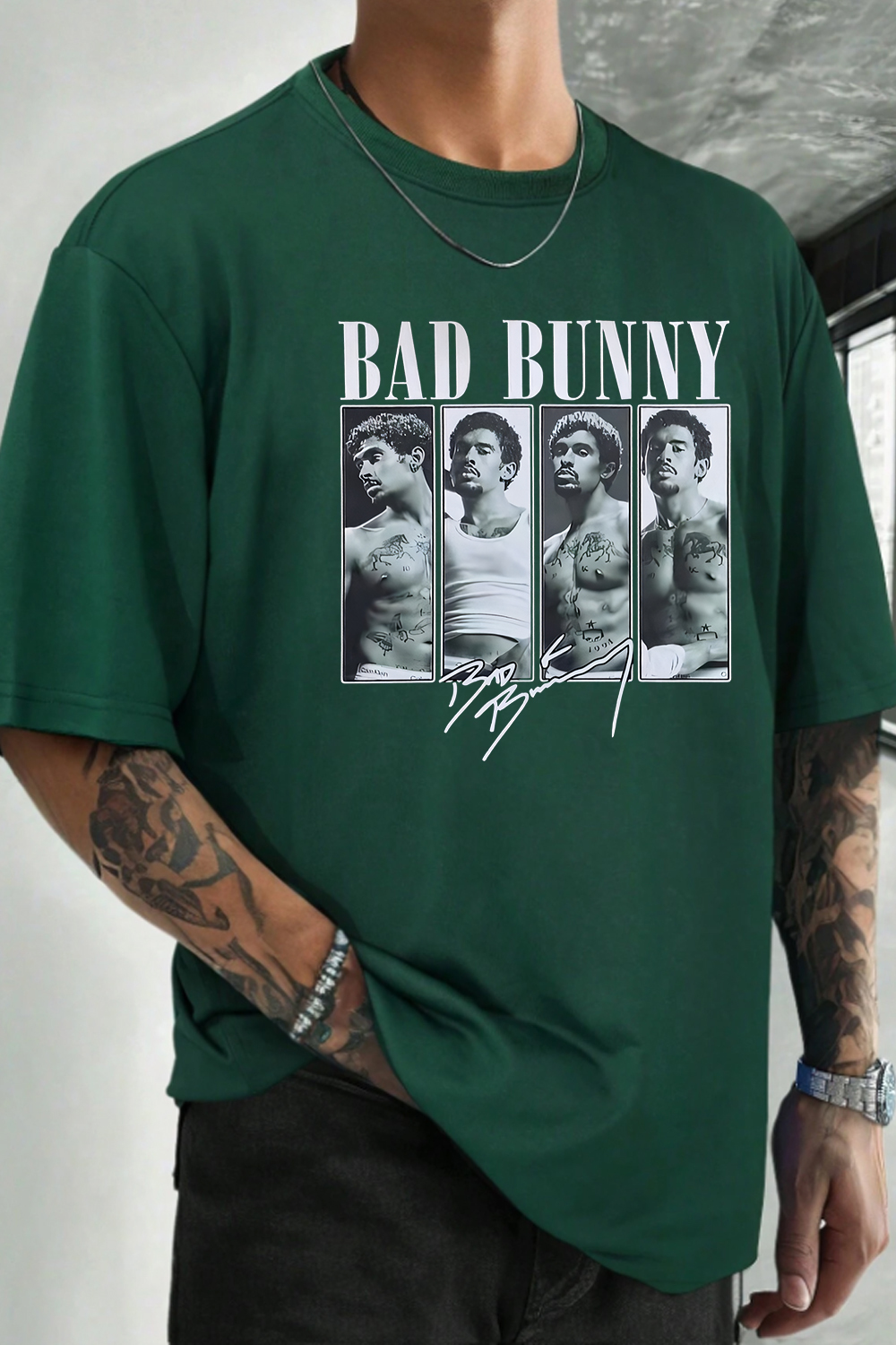 Bad Bunny Sexy print t-shirt