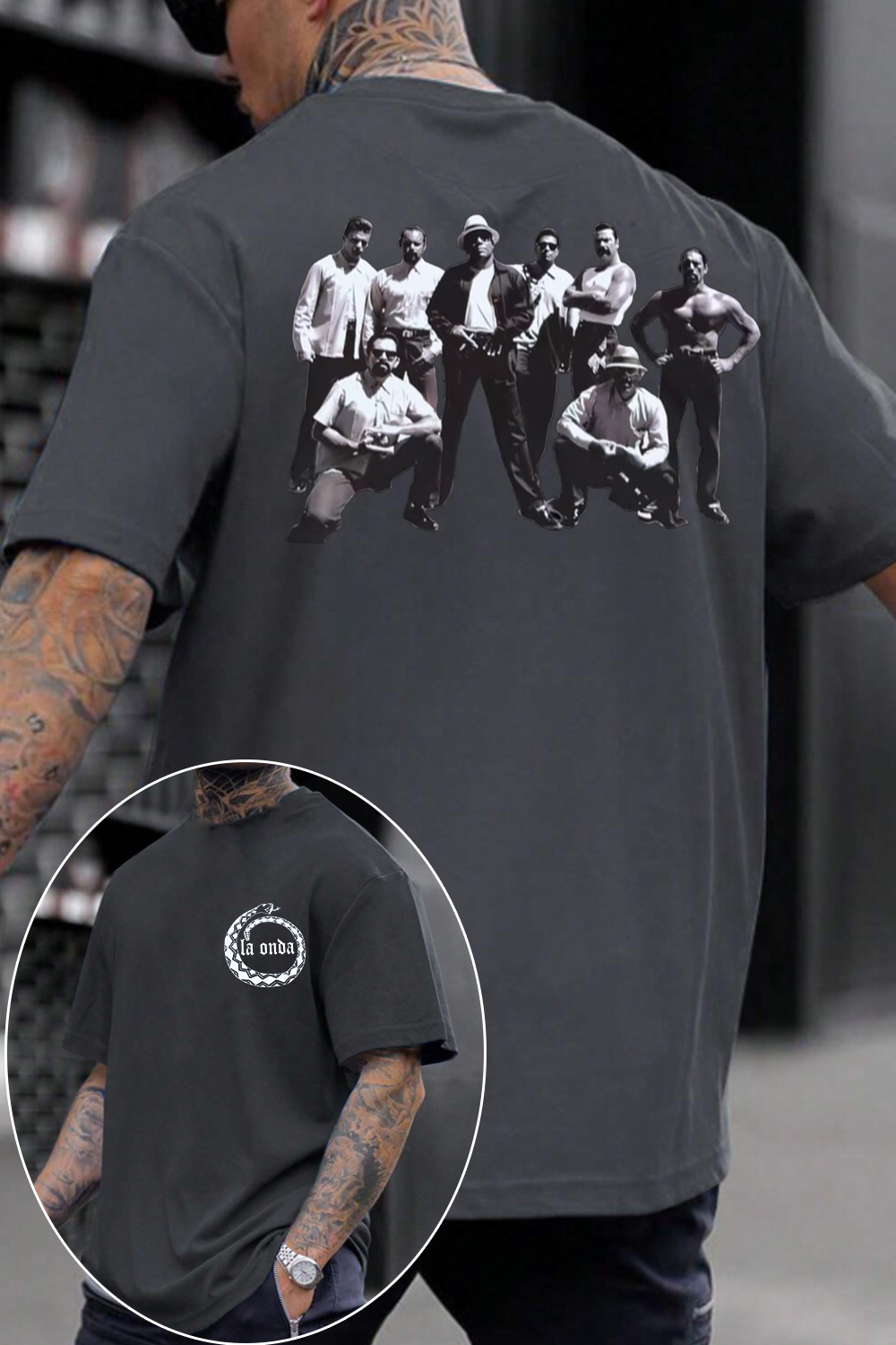 LaOnda 2-sided printed T-shirt