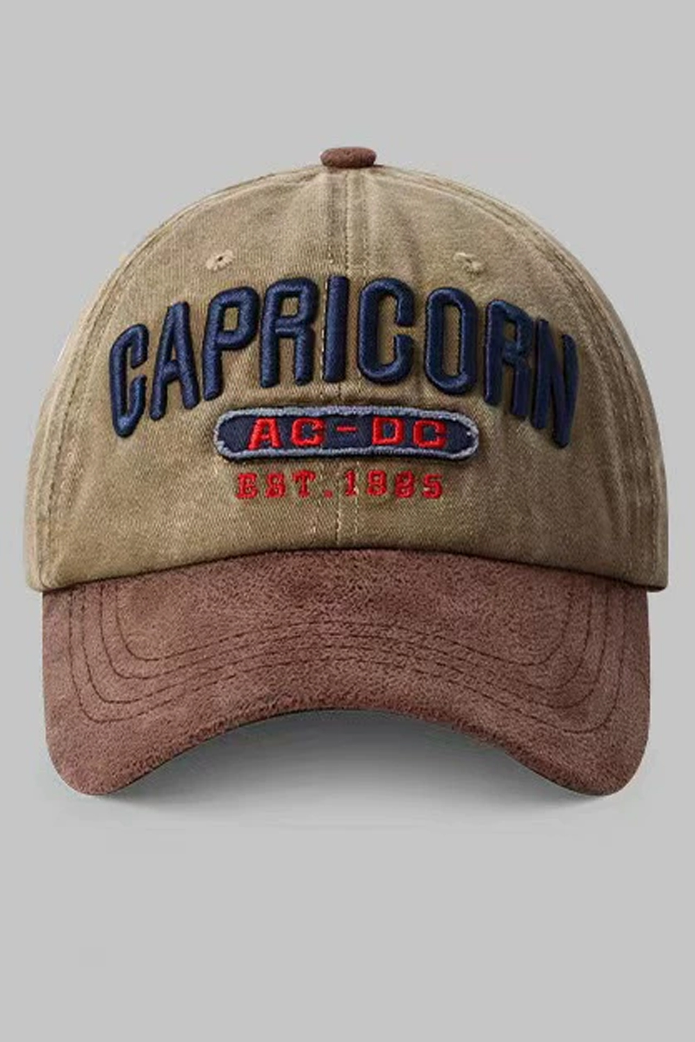 Retro contrast color American street baseball cap - unisex