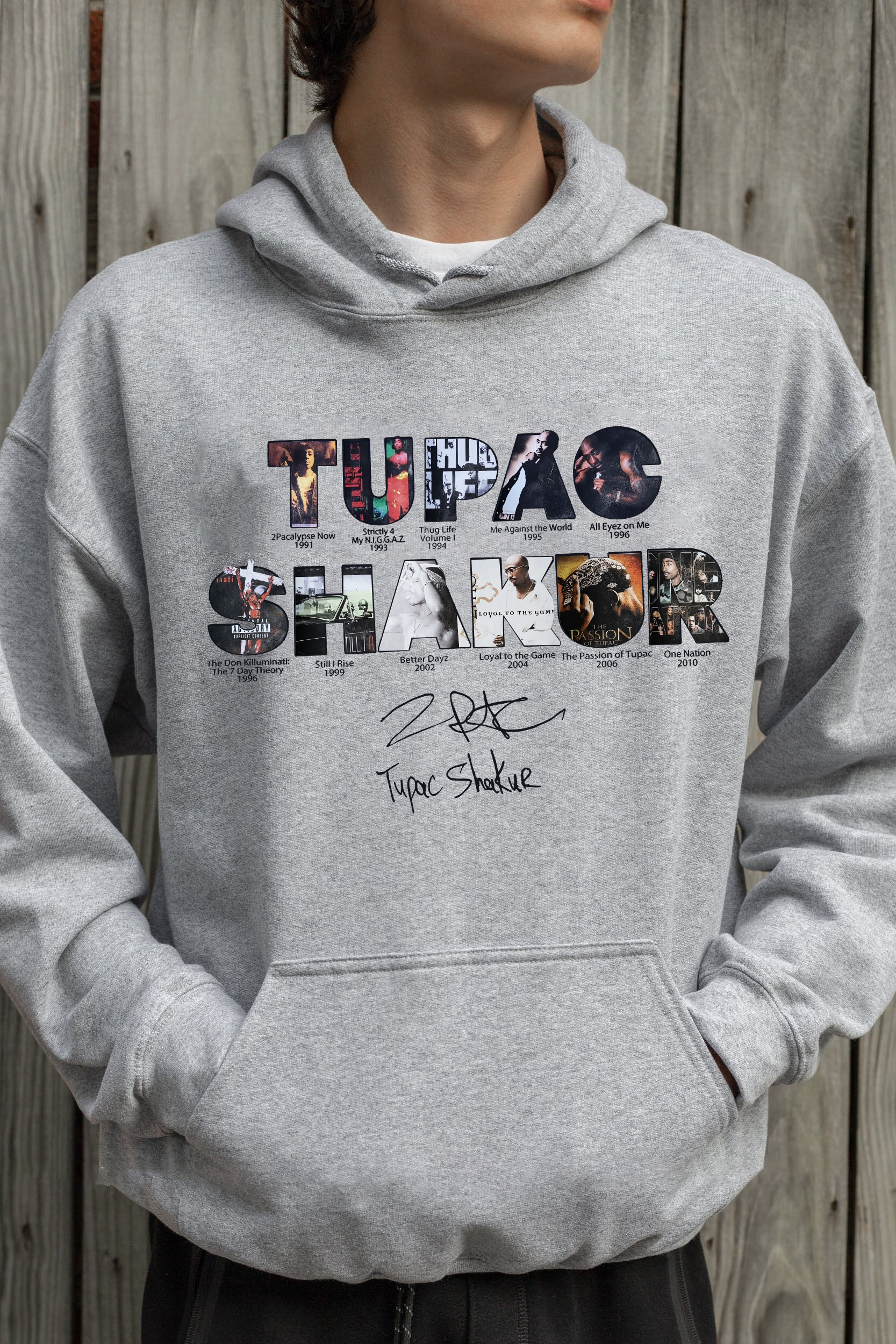 2pacs Hakur Album Hoodie For Men