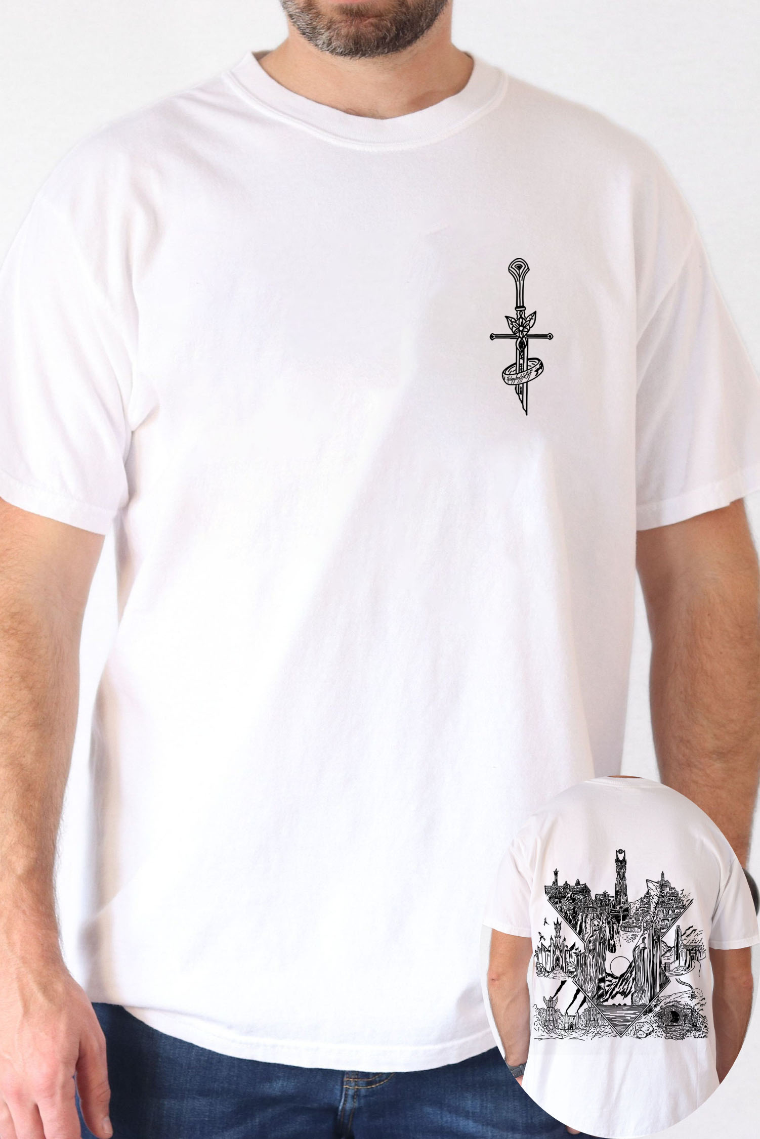 LOTR Middle Earth Inspired Tee For Men
