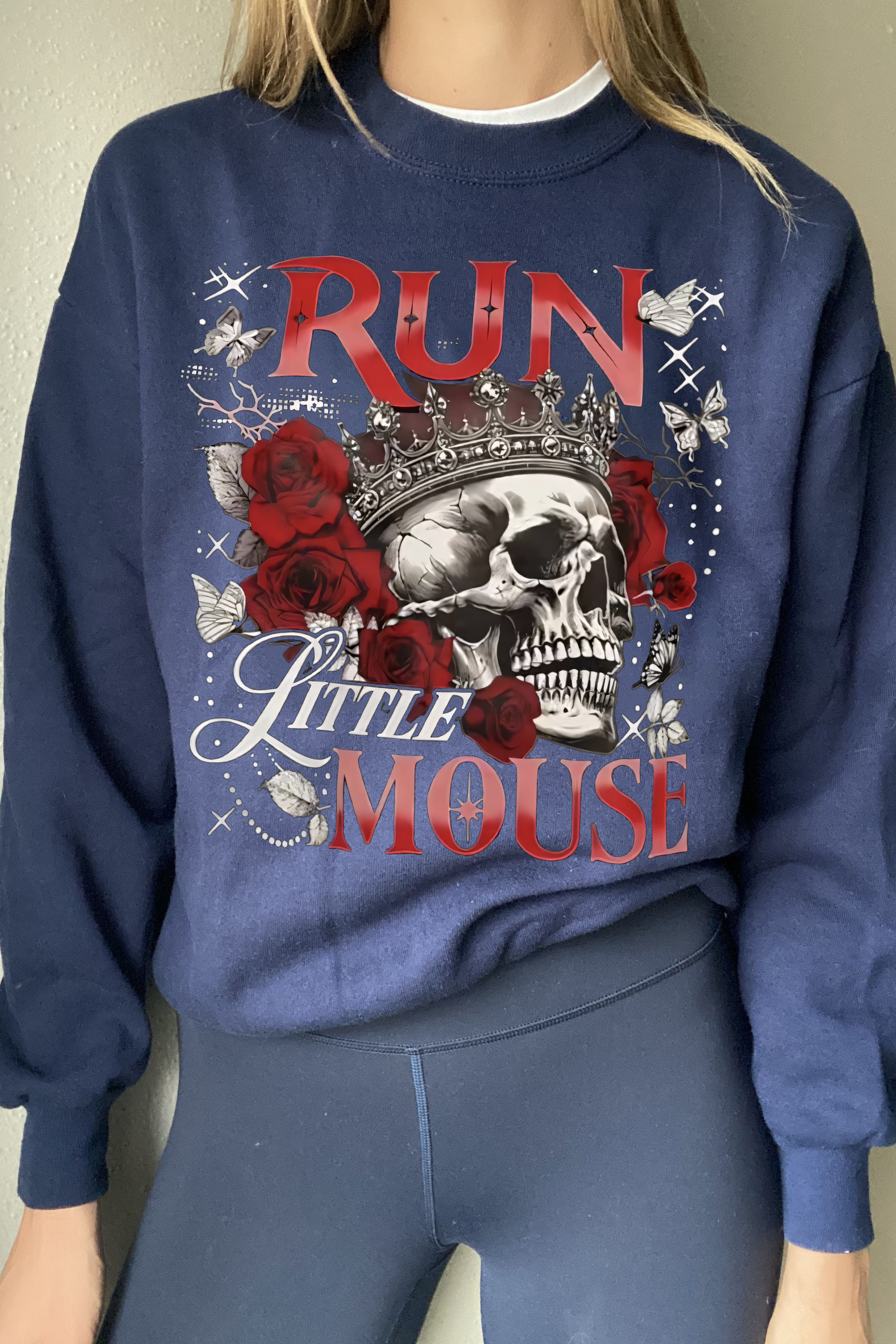 spicybooktok skull ladies sweatshirt