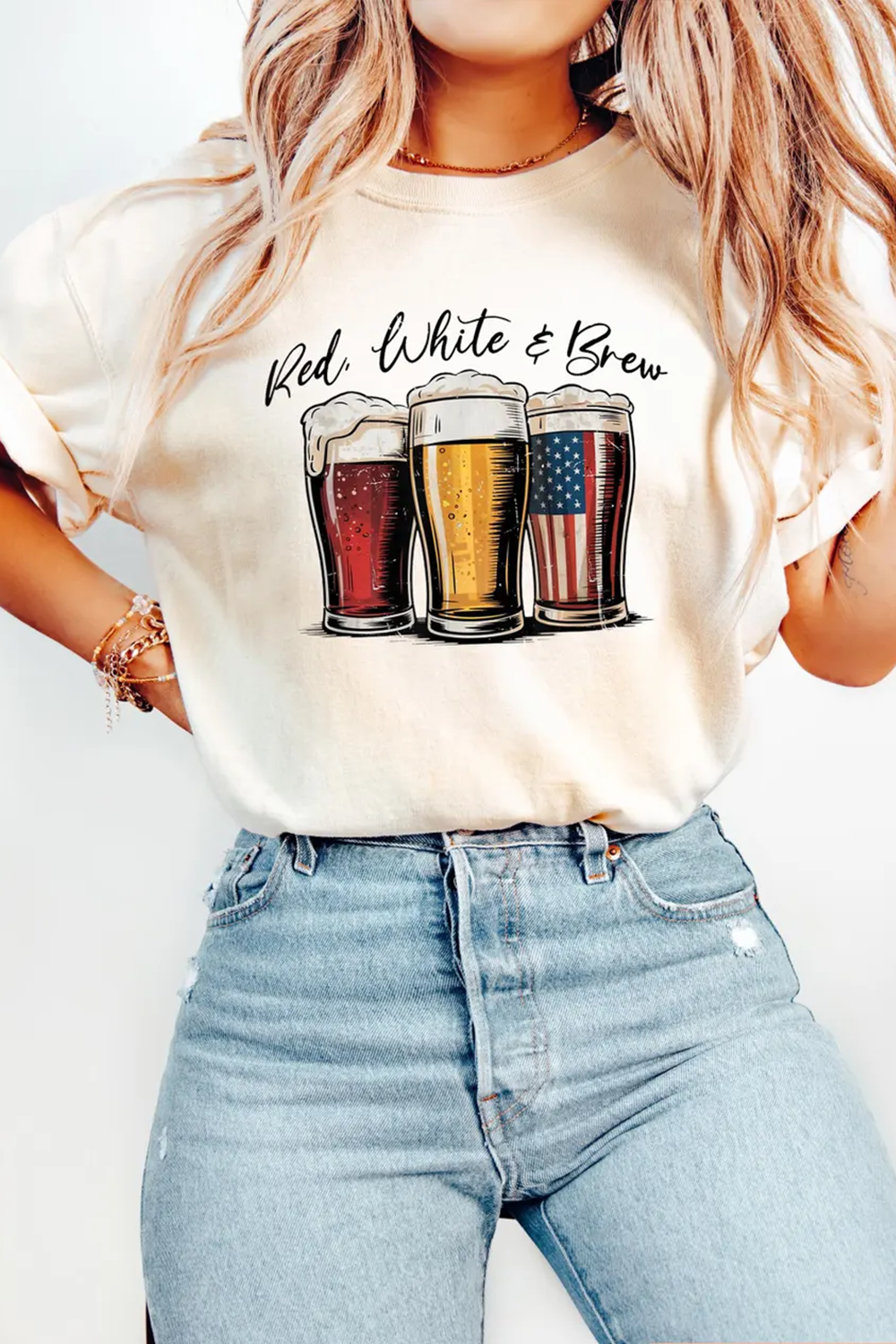 Red White And Brew Social Club T-shirt