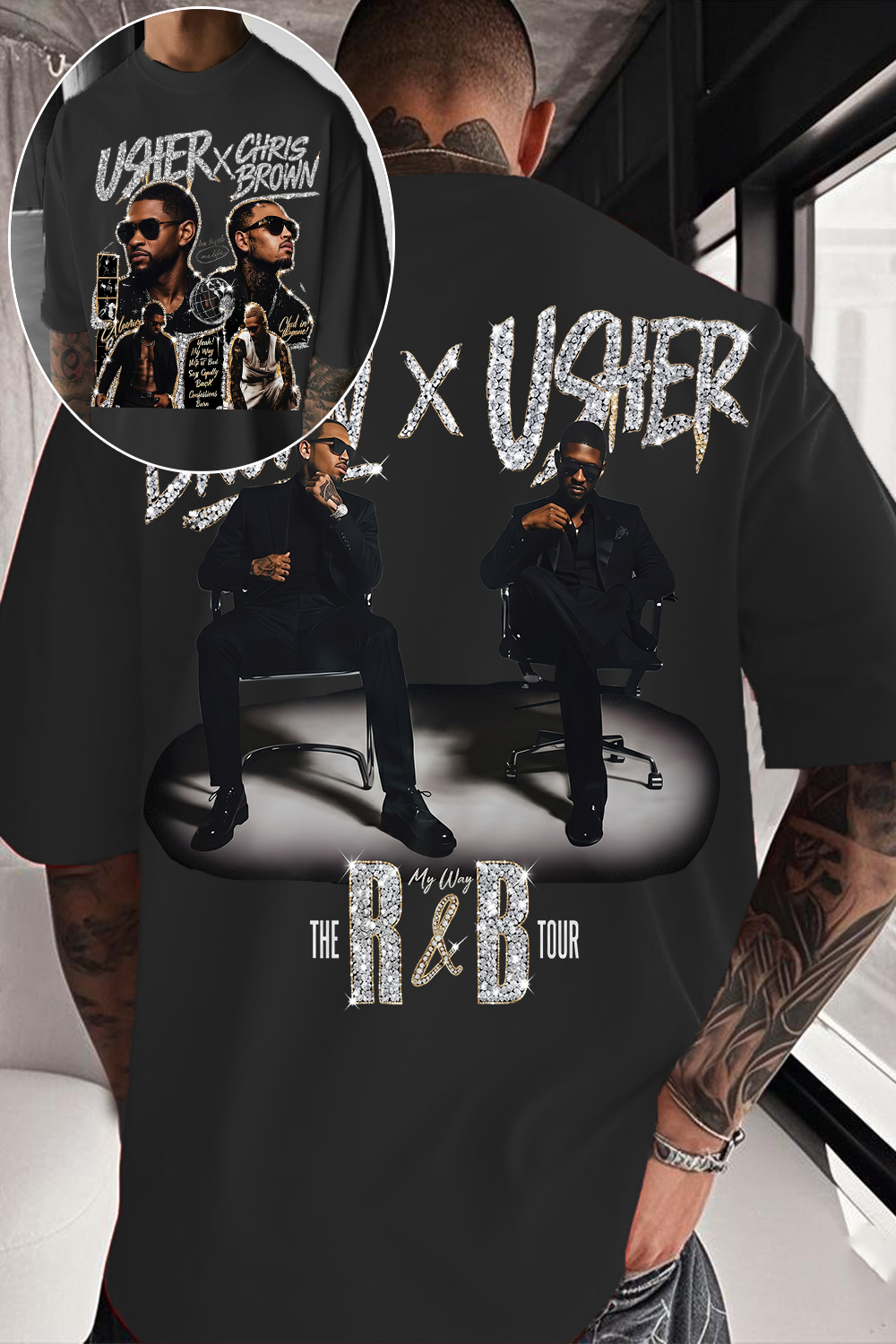 Chrisbrown & Usher Tee For Men