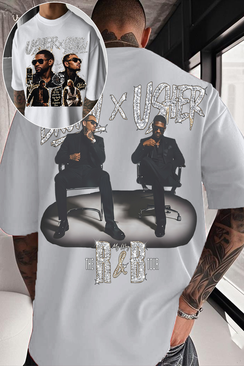 Chrisbrown & Usher Tee For Men