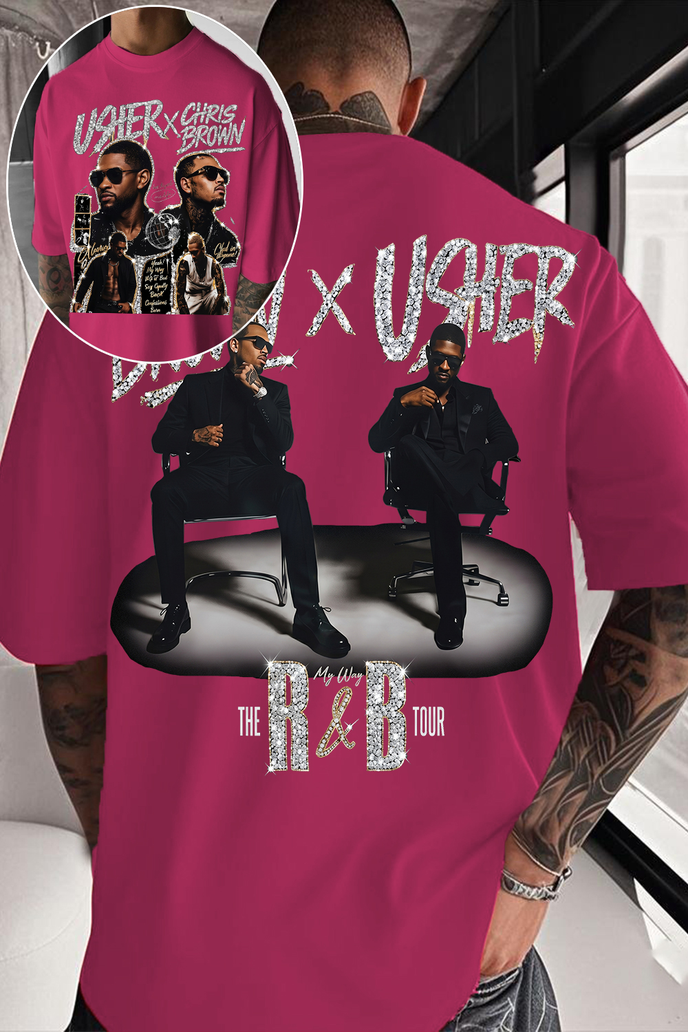 Chrisbrown & Usher Tee For Men