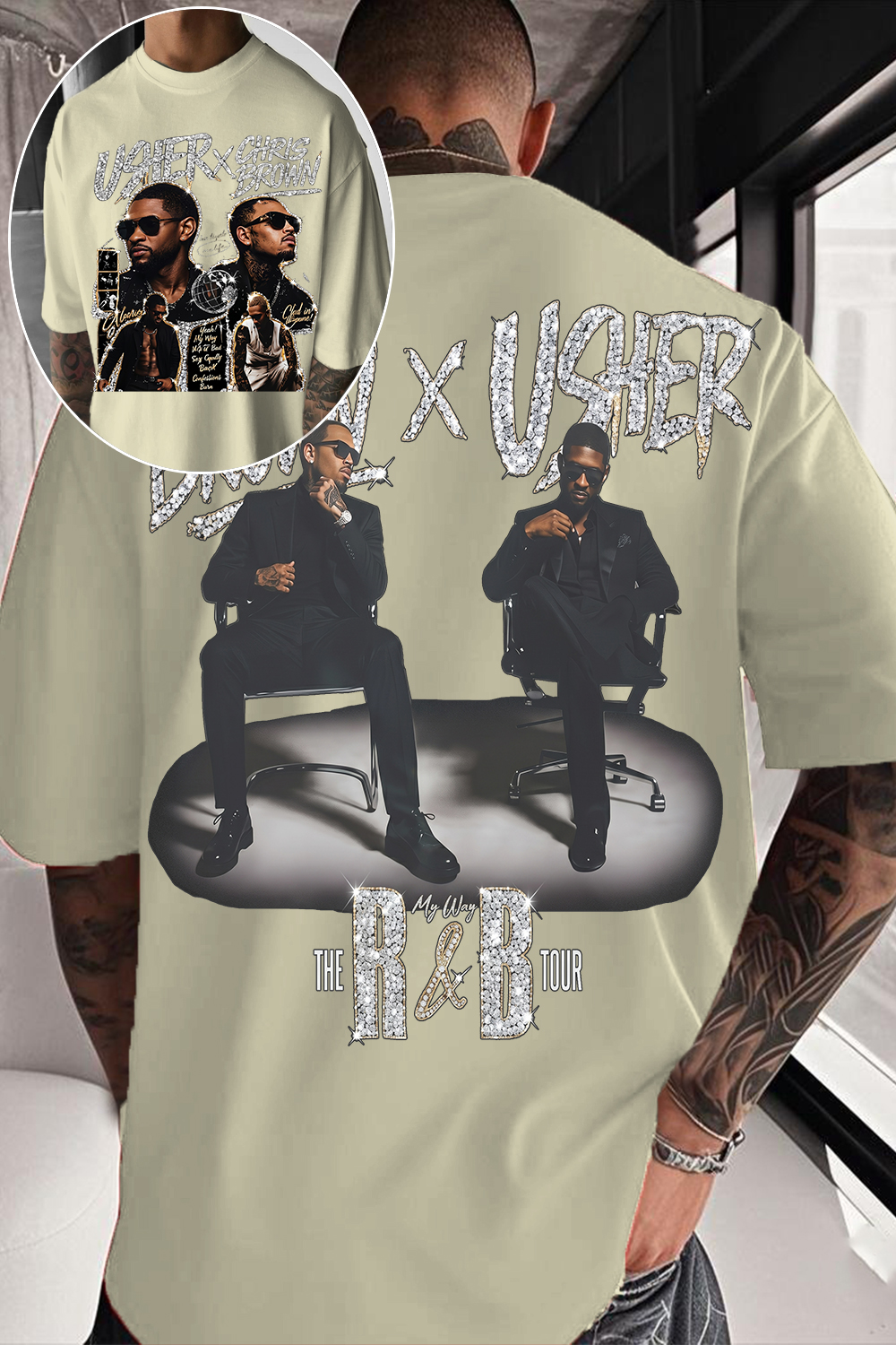 Chrisbrown & Usher Tee For Men