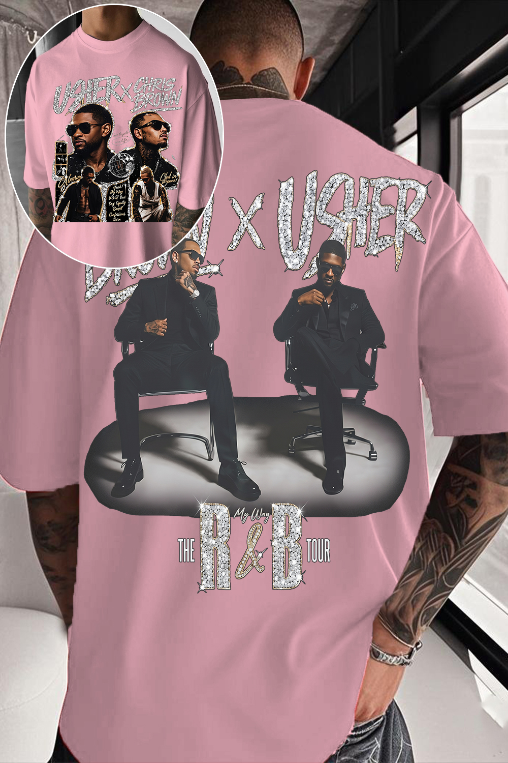Chrisbrown & Usher Tee For Men