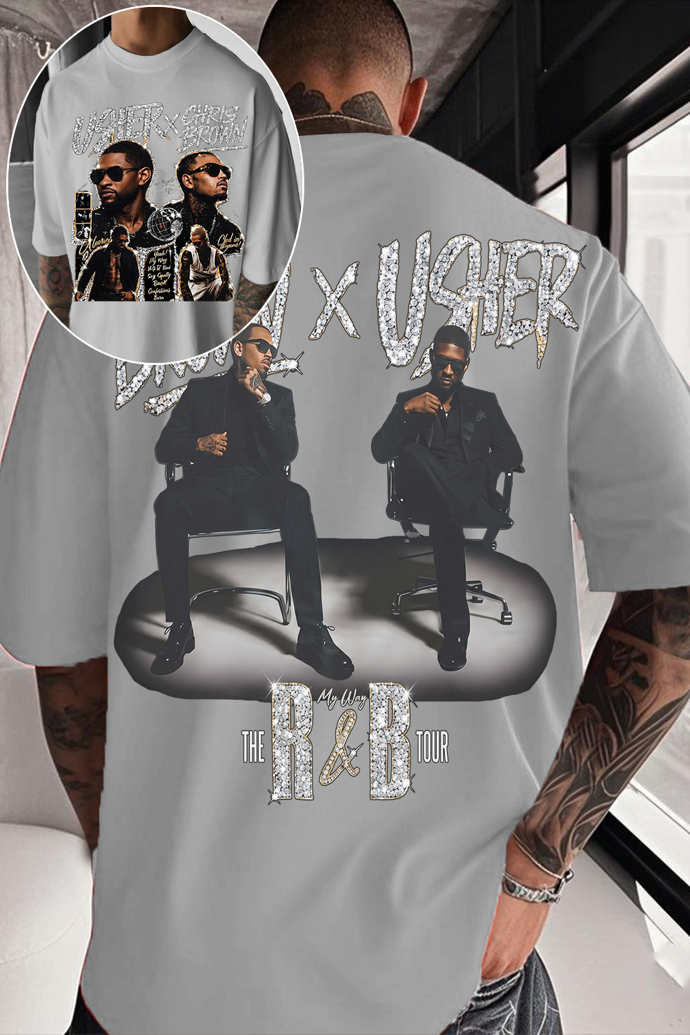Chrisbrown & Usher Tee For Men