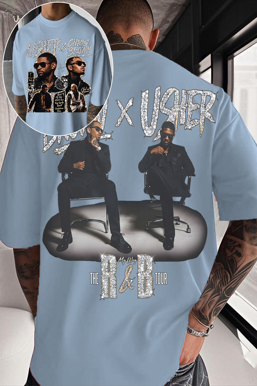 Chrisbrown & Usher Tee For Men