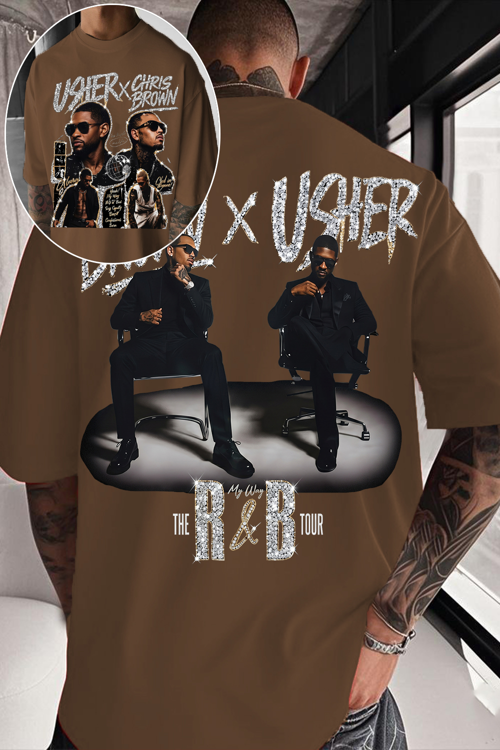 Chrisbrown & Usher Tee For Men