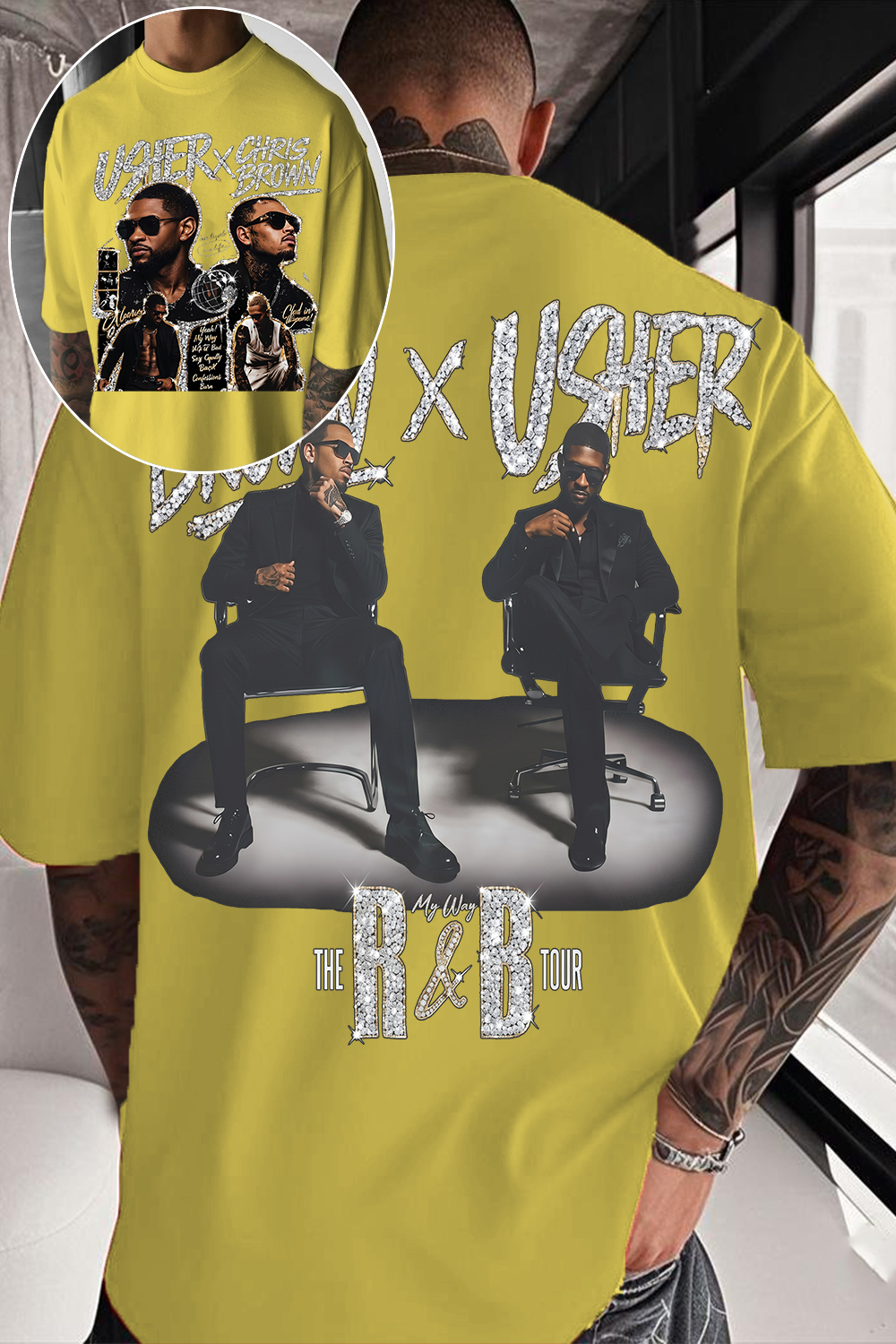 Chrisbrown & Usher Tee For Men