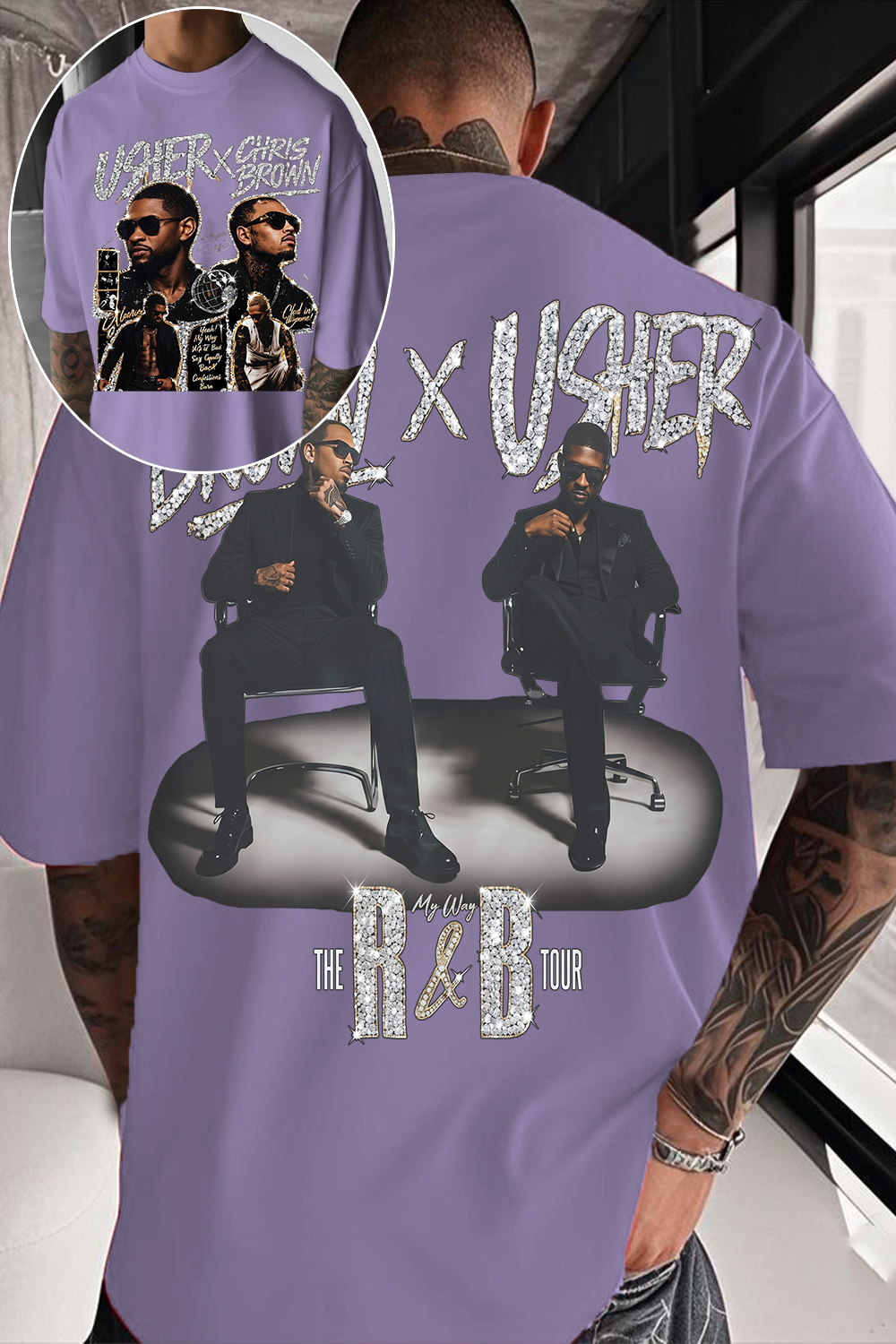 Chrisbrown & Usher Tee For Men