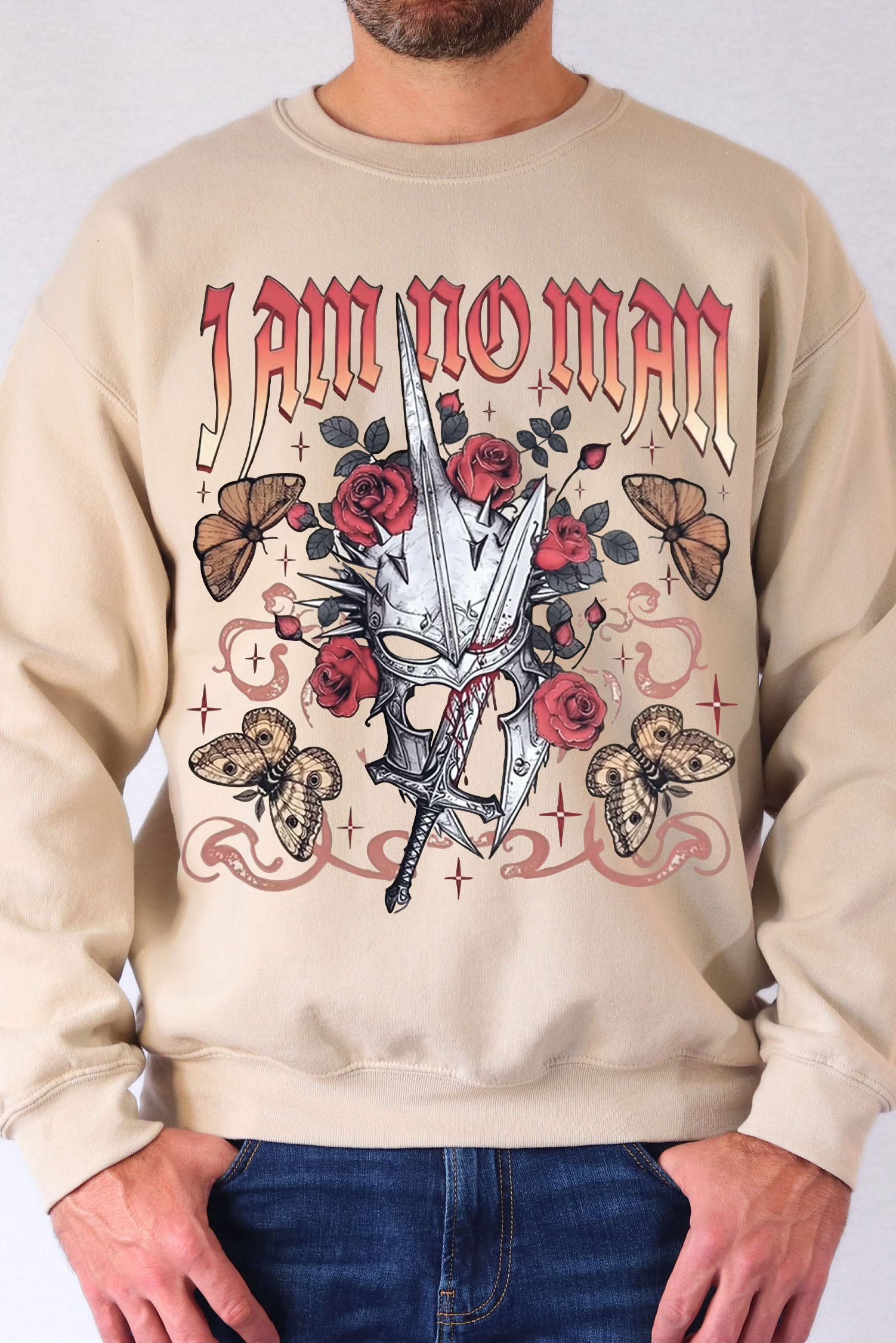 I Am No Man Fantasy Sweatshirt For Men