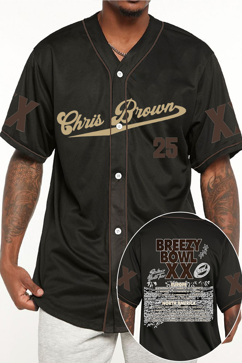 CB Bowl XX World Tour  Baseball Jersey
