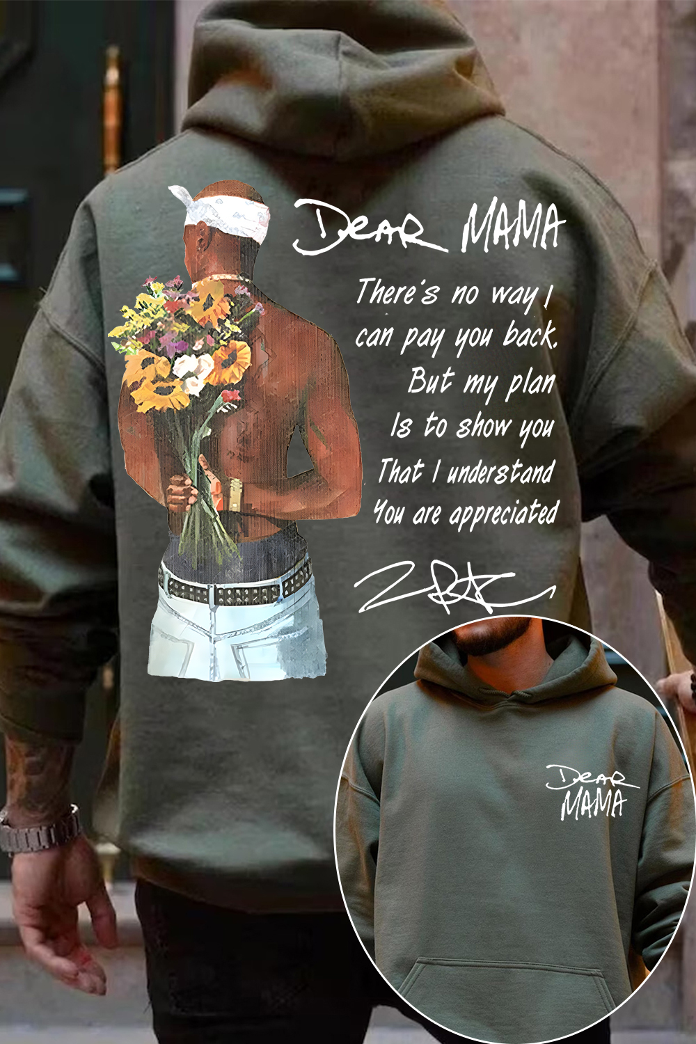 Dear Mama 🔥 Tupac Hoodie