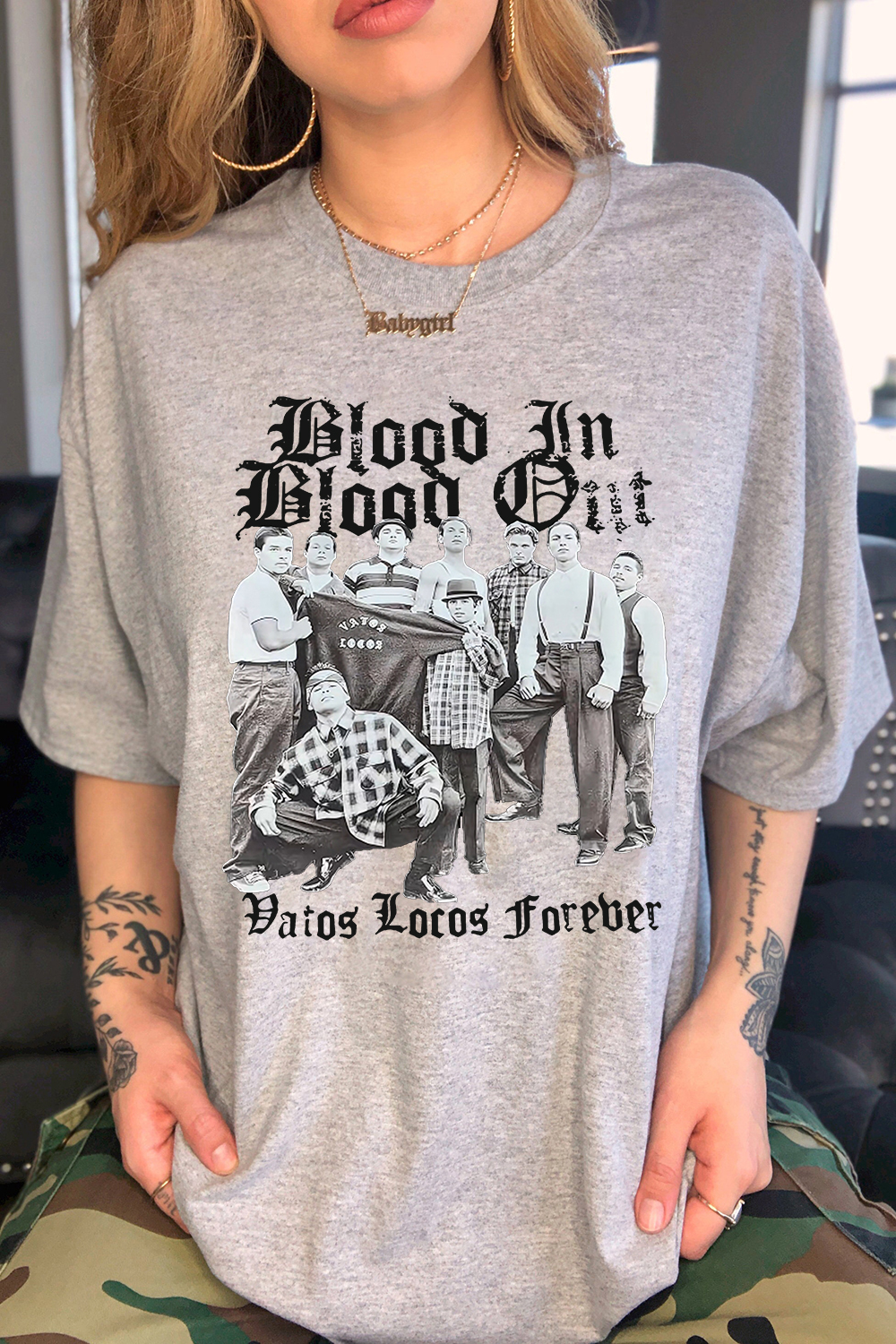 Blood in, blood out women T-shirt