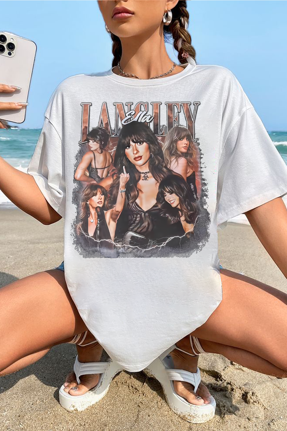 Ella Langley Printed Shirt For Women