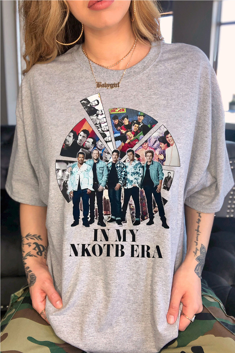 nkotb short sleeve loose t-shirt