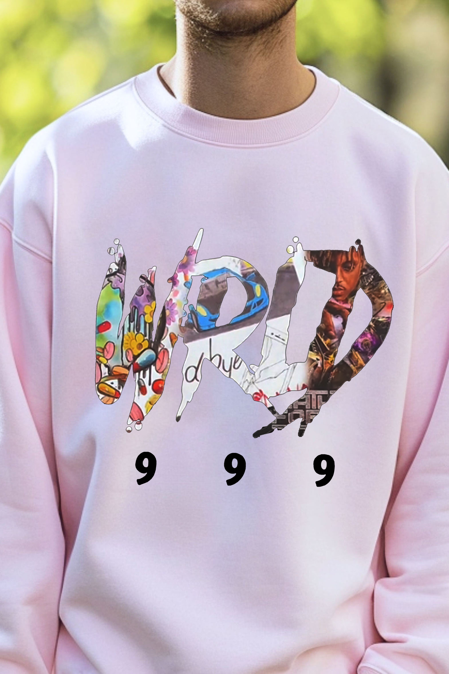 Juice Wrld Lettering Men's Sweatshirt
