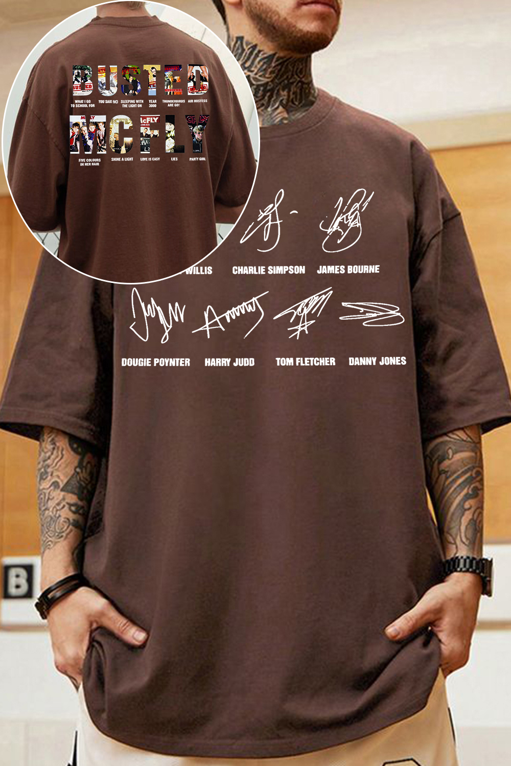 Busted & McFly Tour Tee Pop Rock Legend United shirt