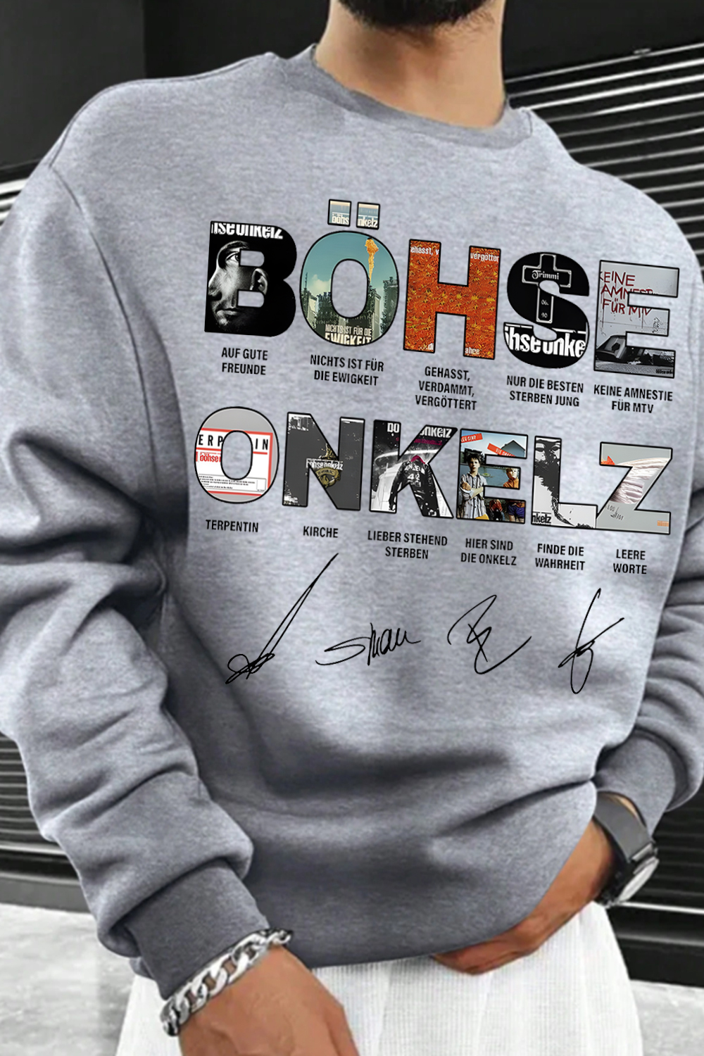 Bohse Onkelz 🤟 Men's Sweatshirt