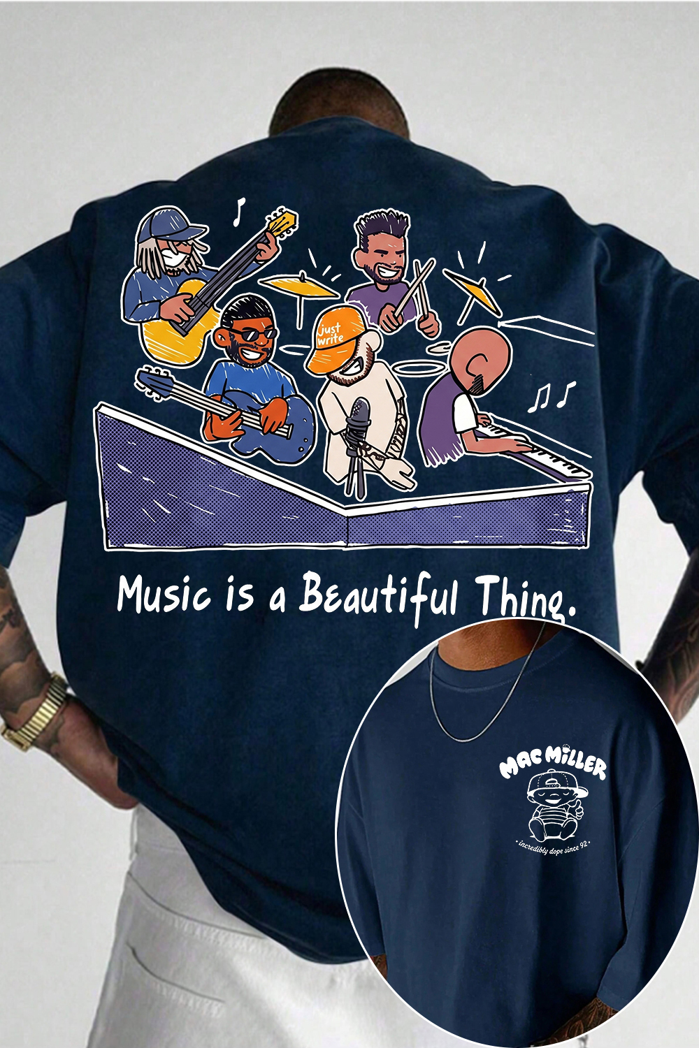 Mac Miller Music Fan's Tee For Men