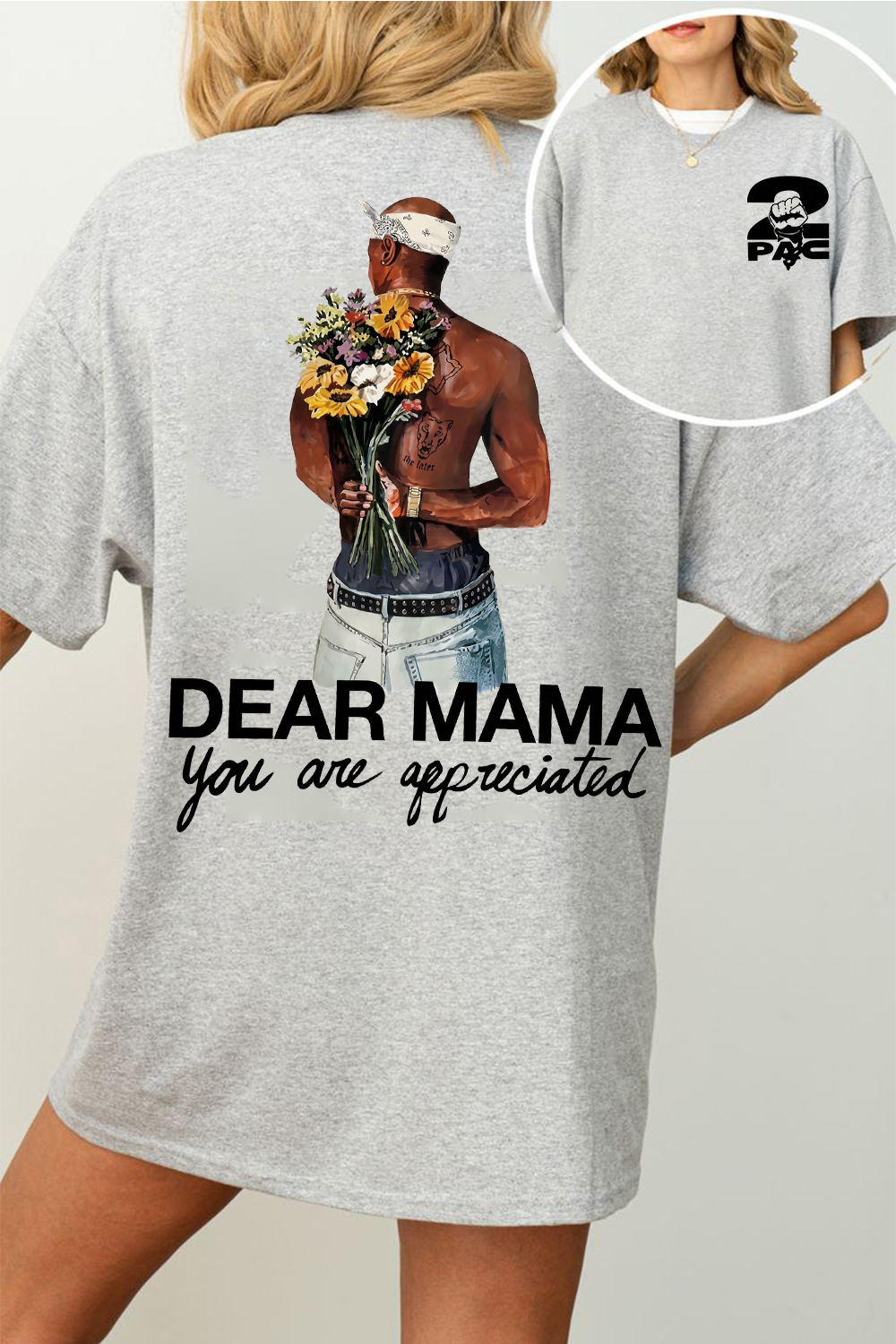 2pac Two-Sided Women Tee