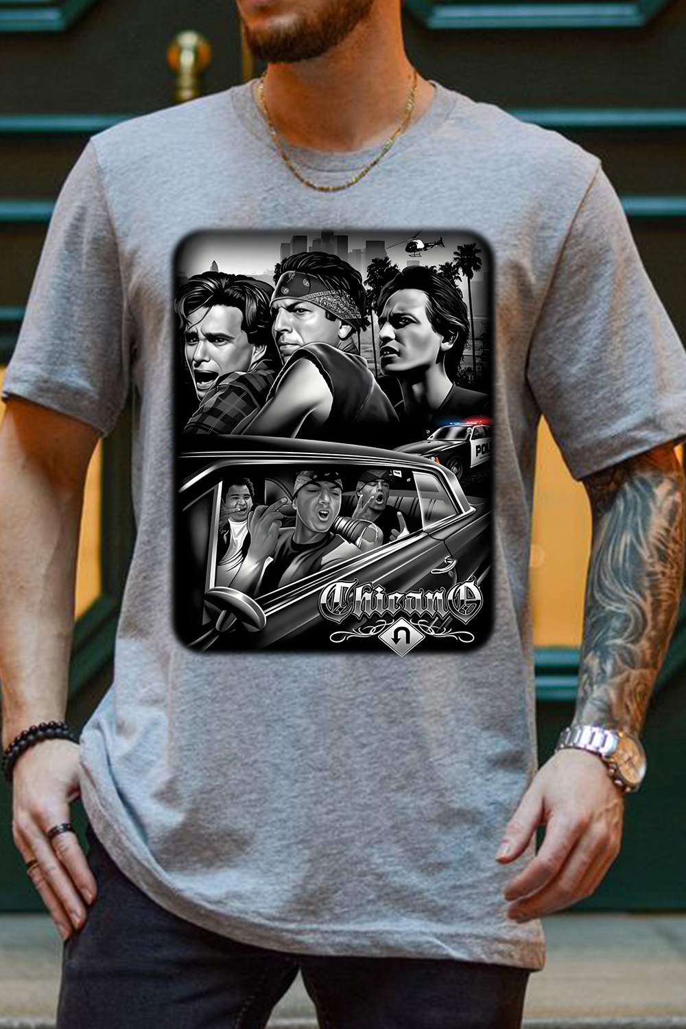 Chicano U Turn T Shirt