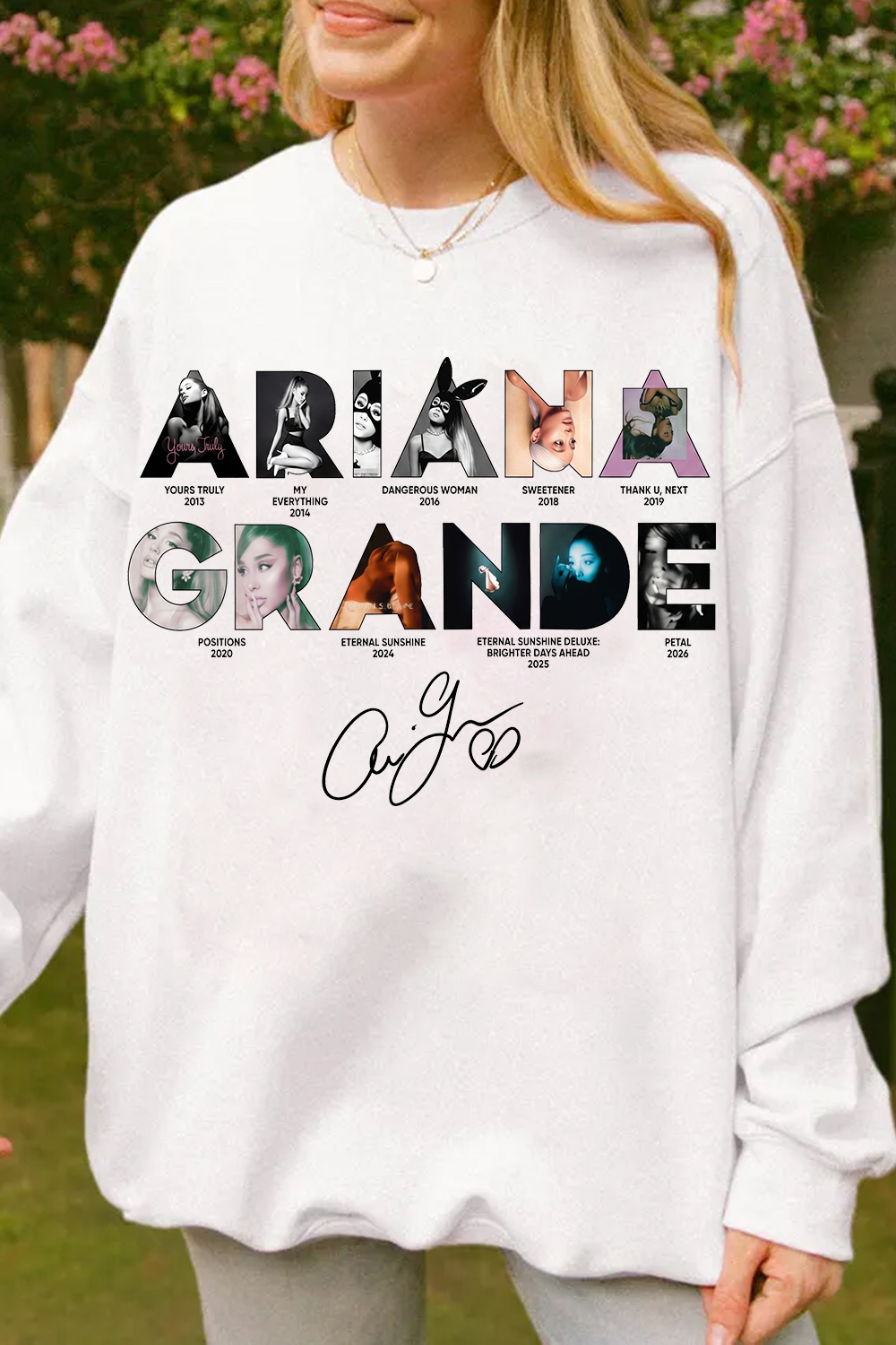 Ariana Grande Album Sweatshirt