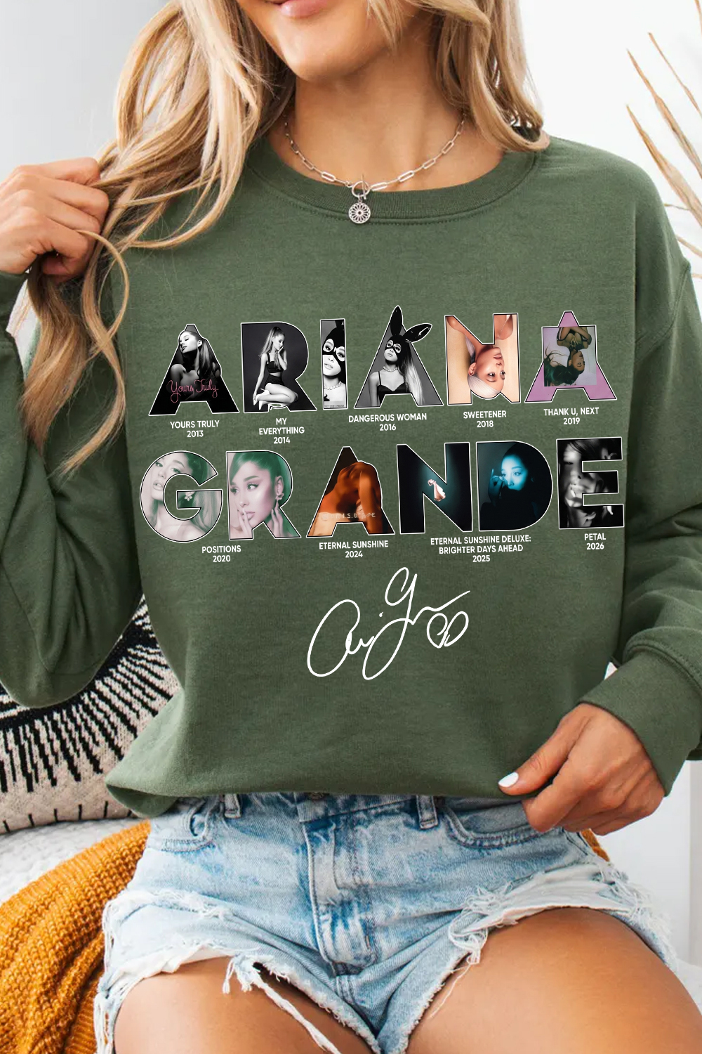 Ariana Grande Album Sweatshirt